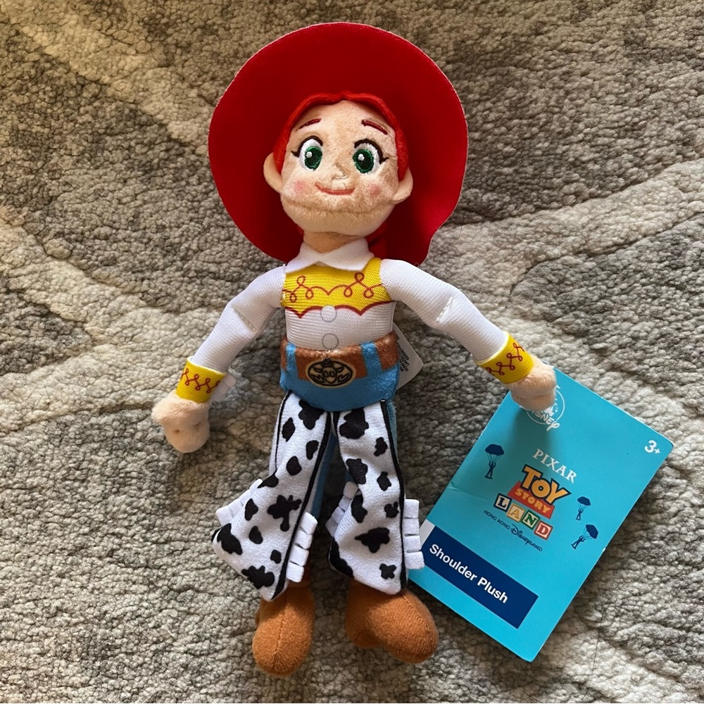 BNWT Hong Kong Disneyland Toy Story Jessie Magnetic Shoulder Pal Plush